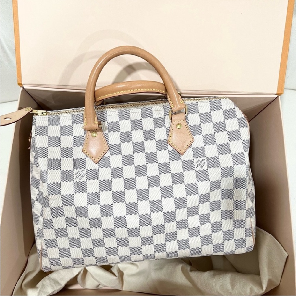 Louis Vuitton Speedy 30 Azur Bag - Picture 2 of 9
